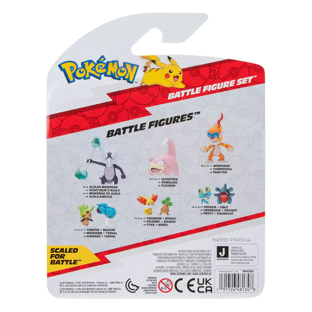 Pokémon figurice za borbu set od 3 komada Morpeko (Full-Belly Mode), Bulbasaur #1, Raboot 5 cm fotografija proizvoda