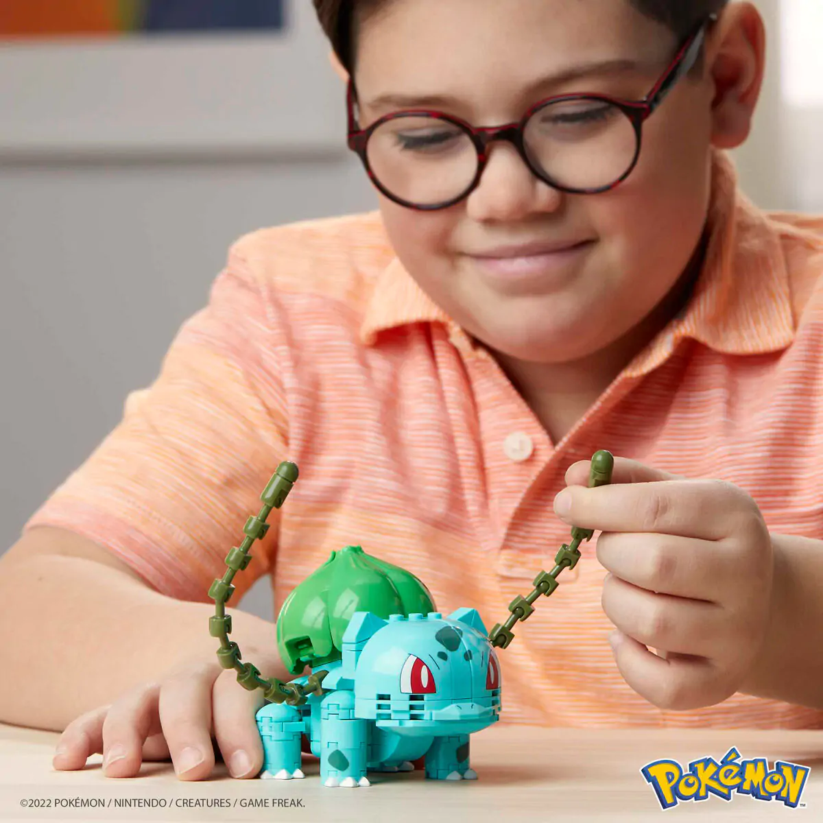 Pokémon Mega Construx Wonder Builders set za građenje Bulbasaur 10 cm fotografija proizvoda