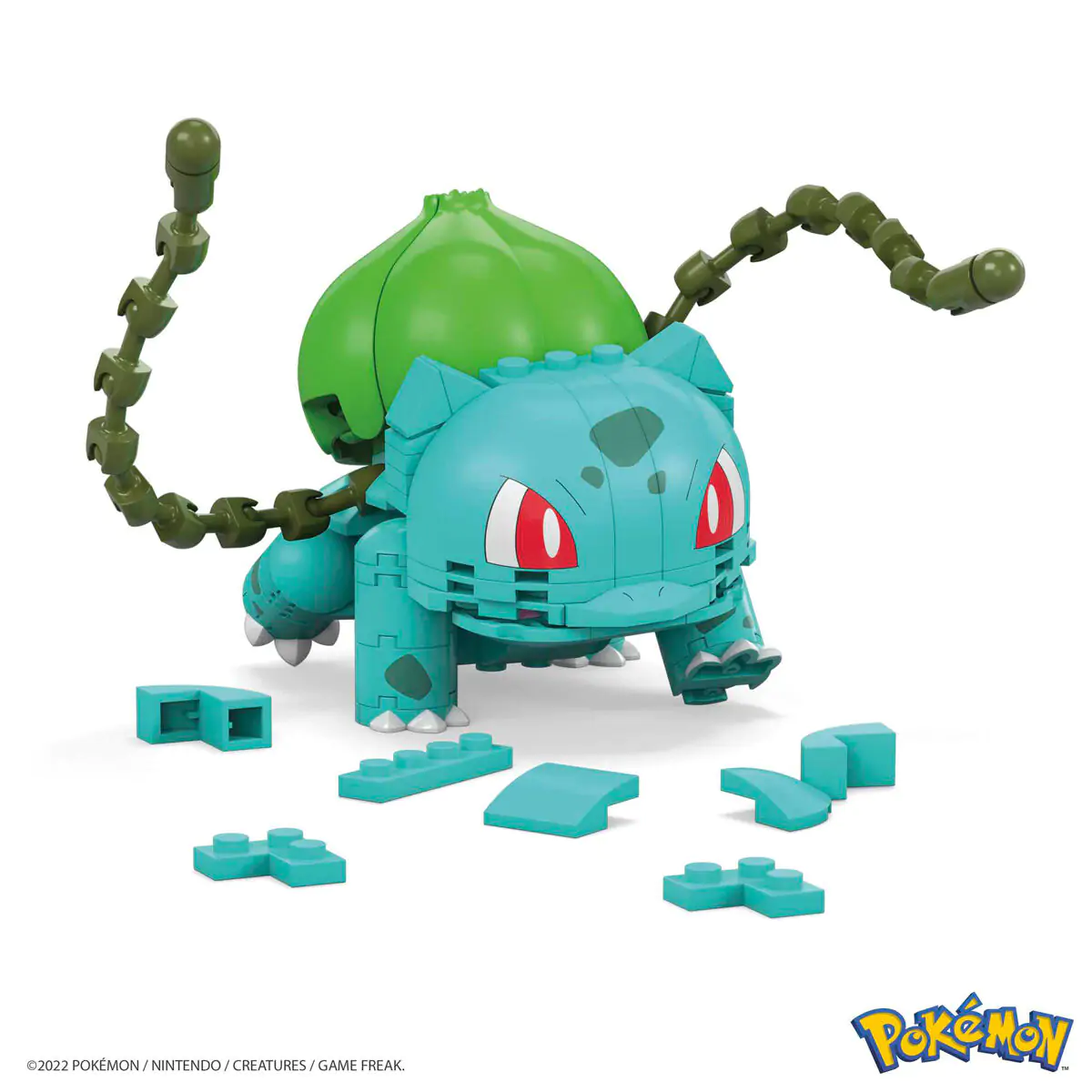 Pokémon Mega Construx Wonder Builders set za građenje Bulbasaur 10 cm fotografija proizvoda