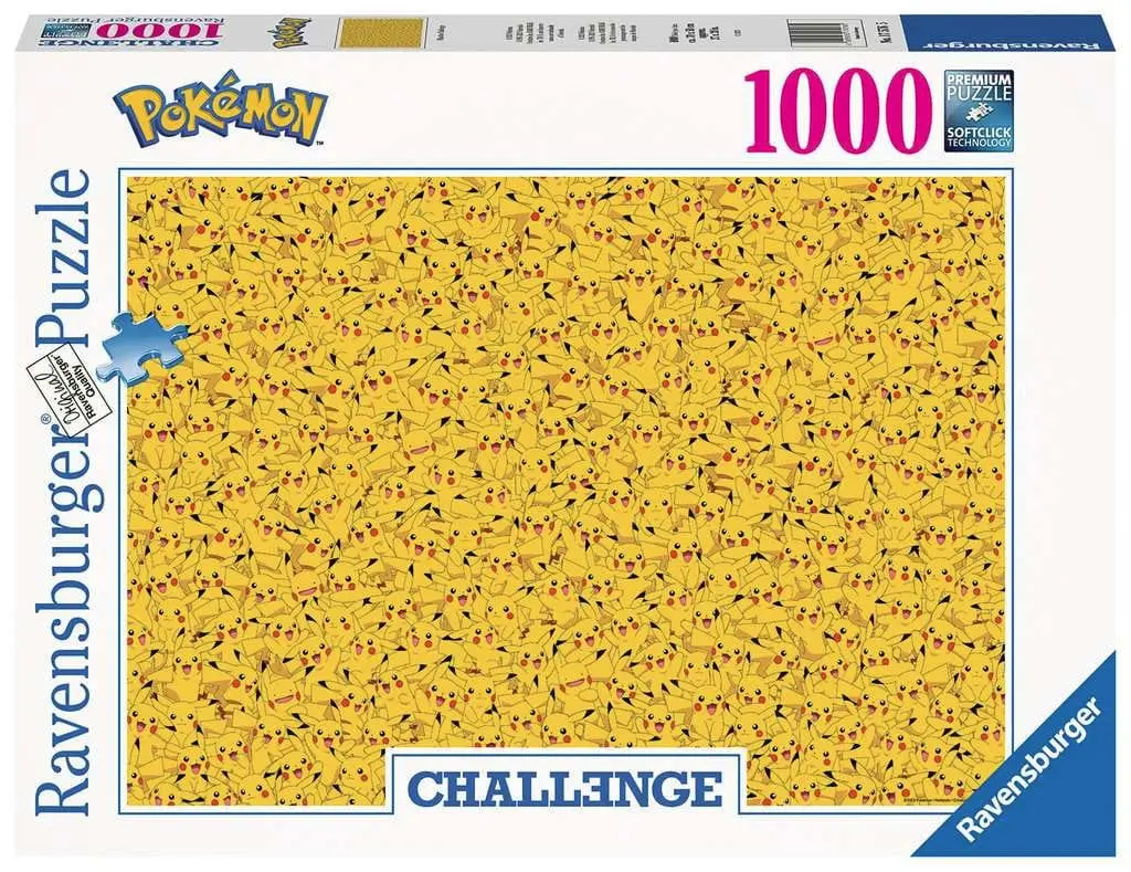 Pokémon Challenge Puzzle slagalica Pikachu (1000 dijelova) fotografija proizvoda