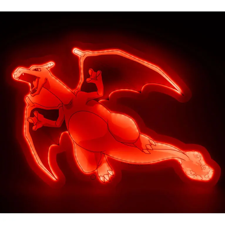 Pokémon LED zidna svjetiljka Charizard 30 cm fotografija proizvoda