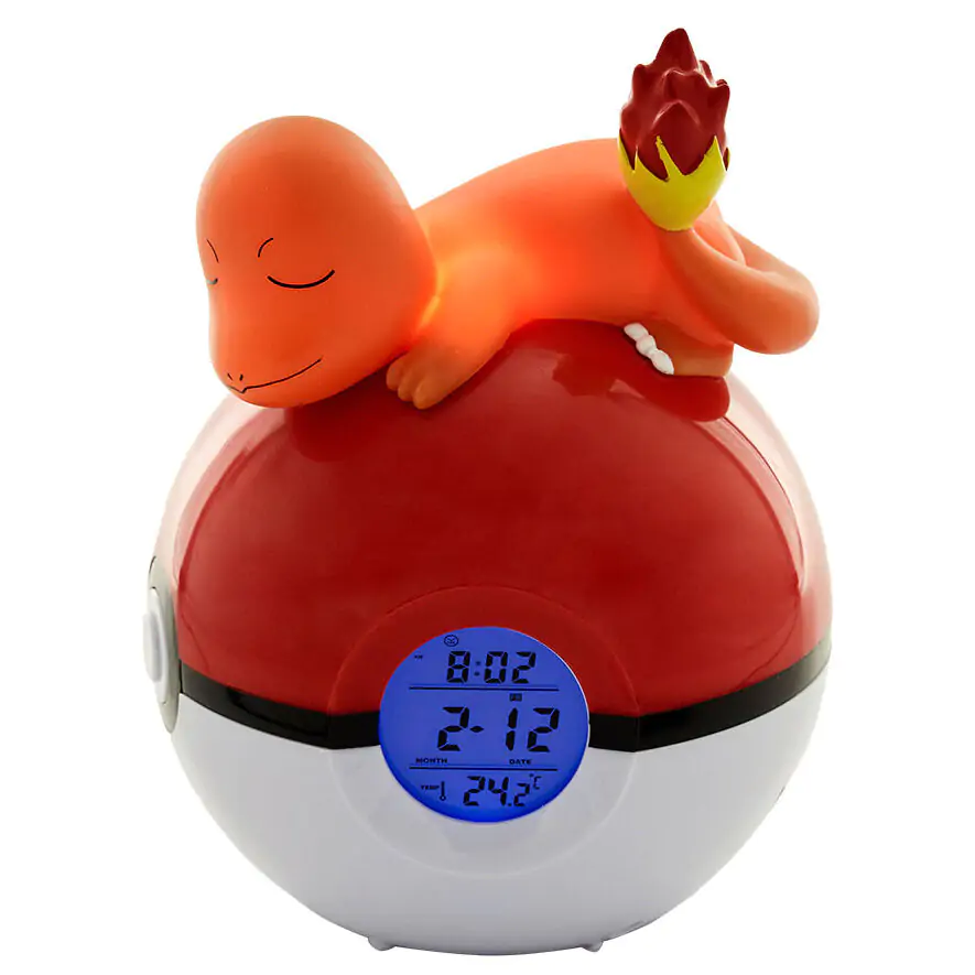 Pokémon budilica Pokeball sa svjetlom Charmander 18 cm fotografija proizvoda