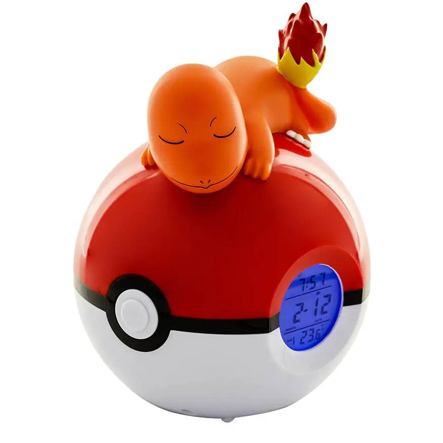 Pokémon budilica Pokeball sa svjetlom Charmander 18 cm fotografija proizvoda