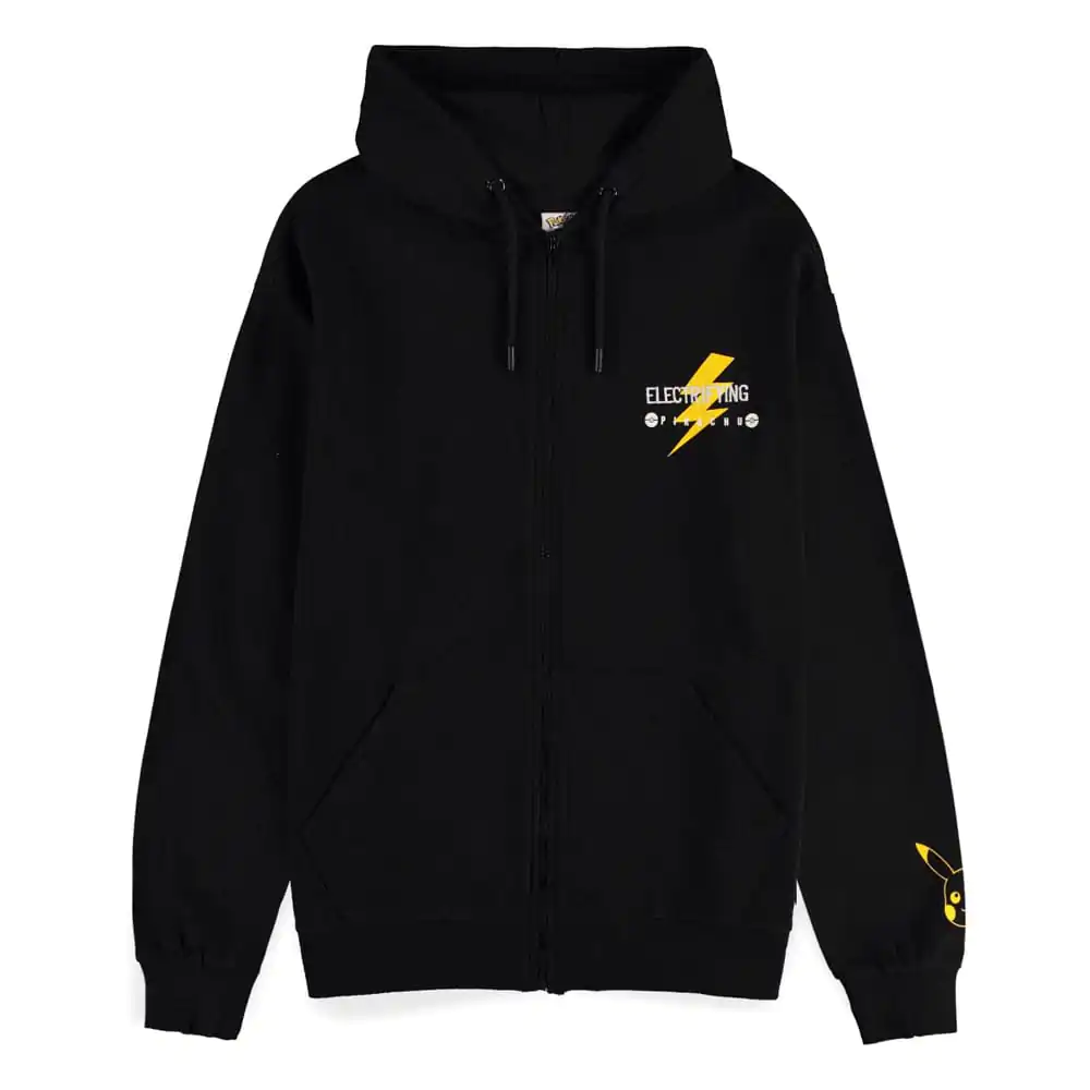 Pokemon Zipper Hoodie Džemper Pikachu Electrifying Line-art fotografija proizvoda