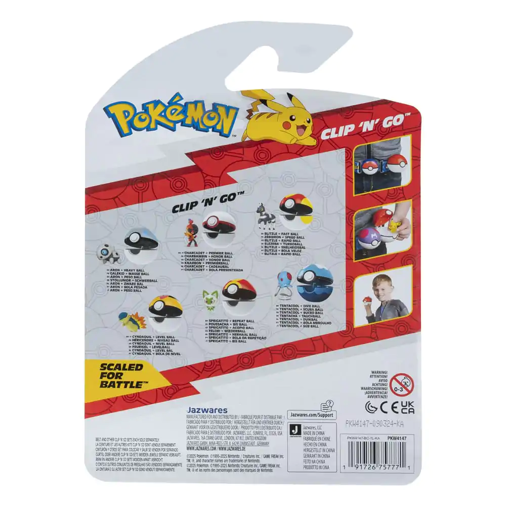 Pokémon Clip'n'Go Poké lopte Aron & Heavy lopta fotografija proizvoda