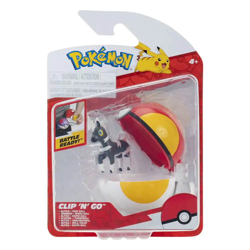 Pokémon Clip'n'Go Poké Lopte Blitzle & Fast Lopta fotografija proizvoda