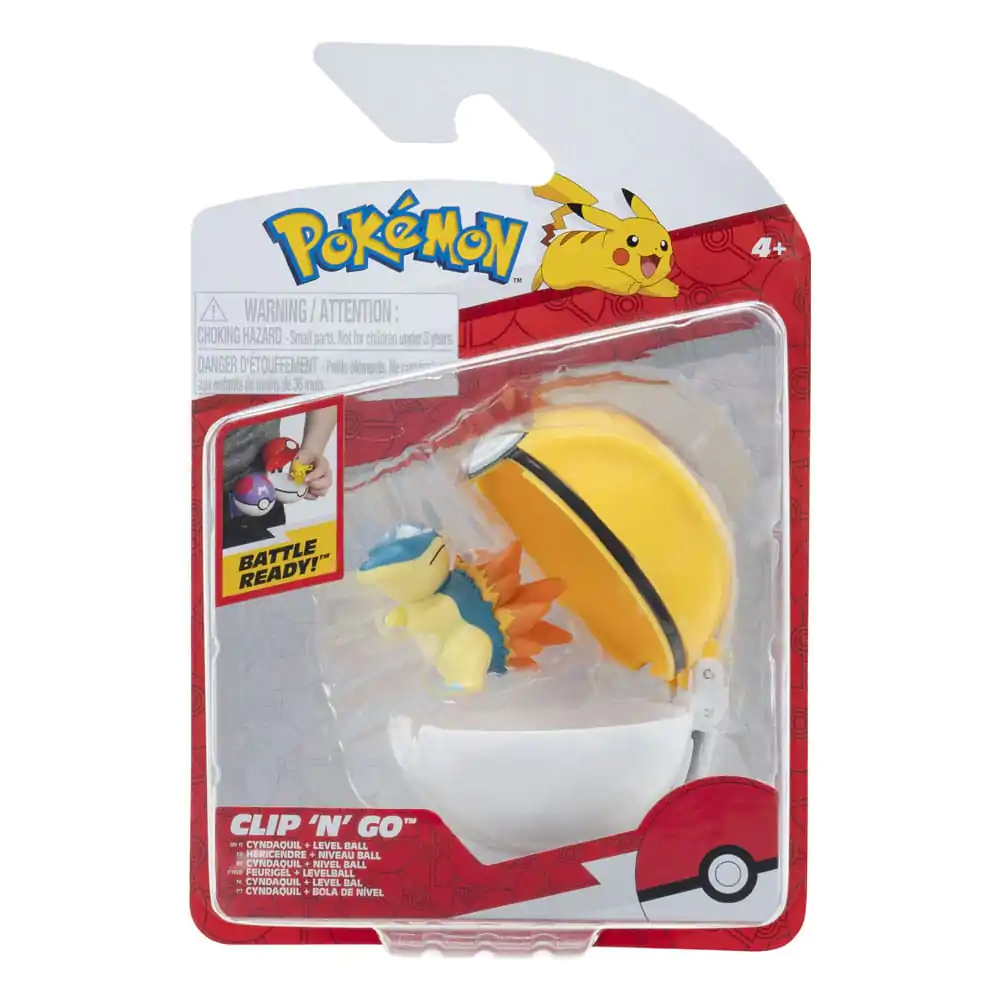 Pokémon Clip'n'Go Poké Lopte Cyndaquil & Level Lopta fotografija proizvoda