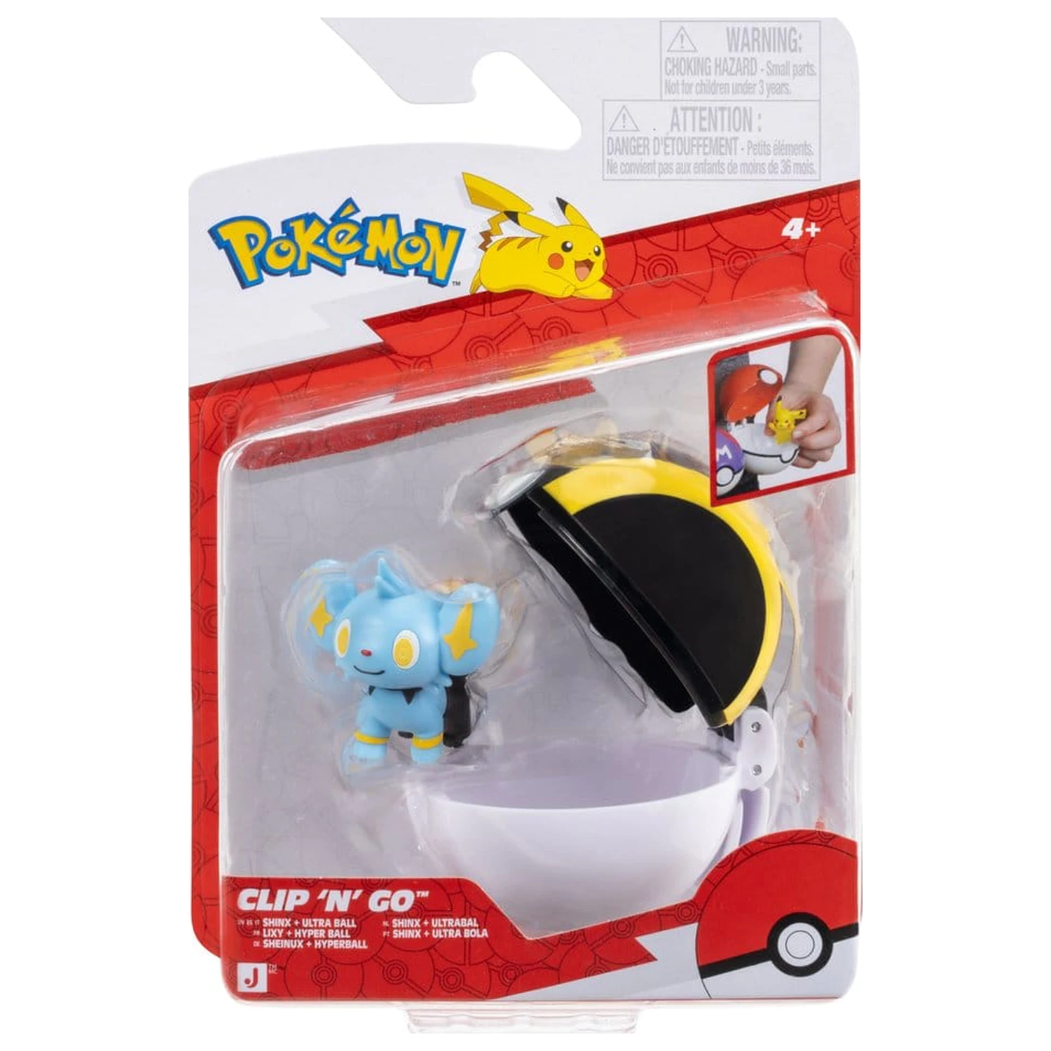Pokémon Clip 'n' Go Akcijska figura Shinx & Ultra Ball fotografija proizvoda