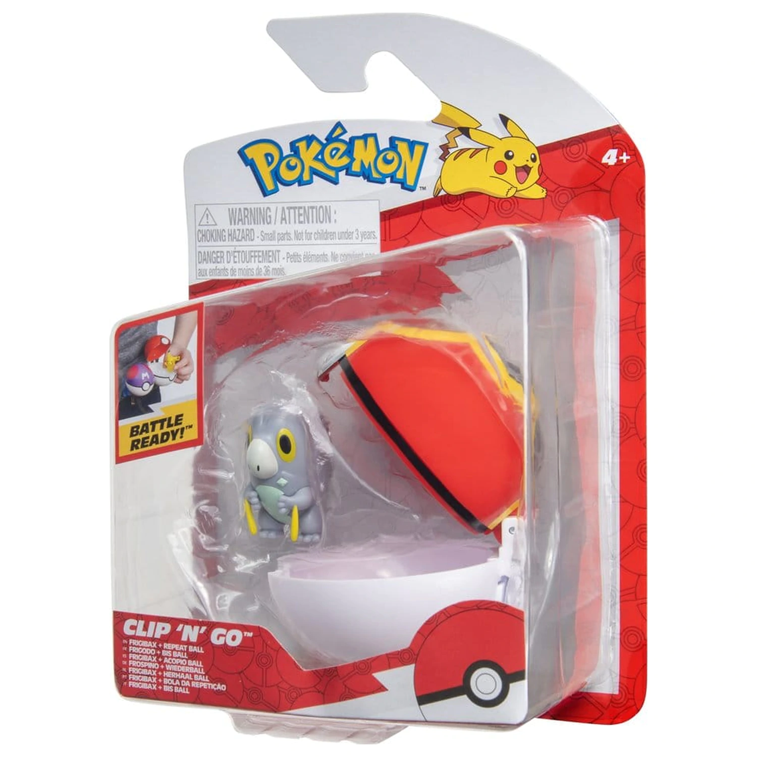 Pokémon Clip 'n' Go Akcijska figura Val 21 Frigibax & Repeat Ball fotografija proizvoda
