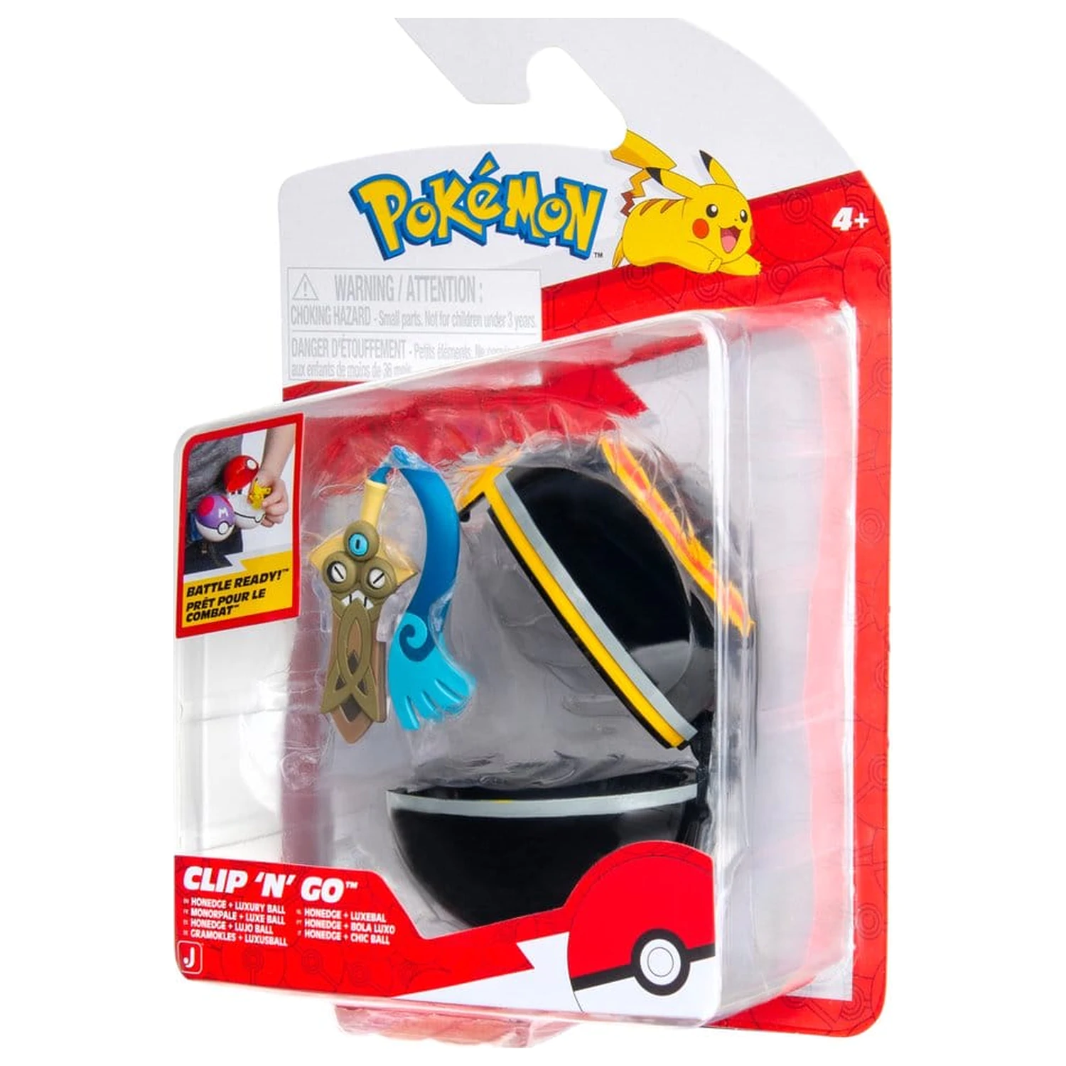 Pokémon Clip 'n' Go figurica vala 22 Honedge i Luxury Ball fotografija proizvoda