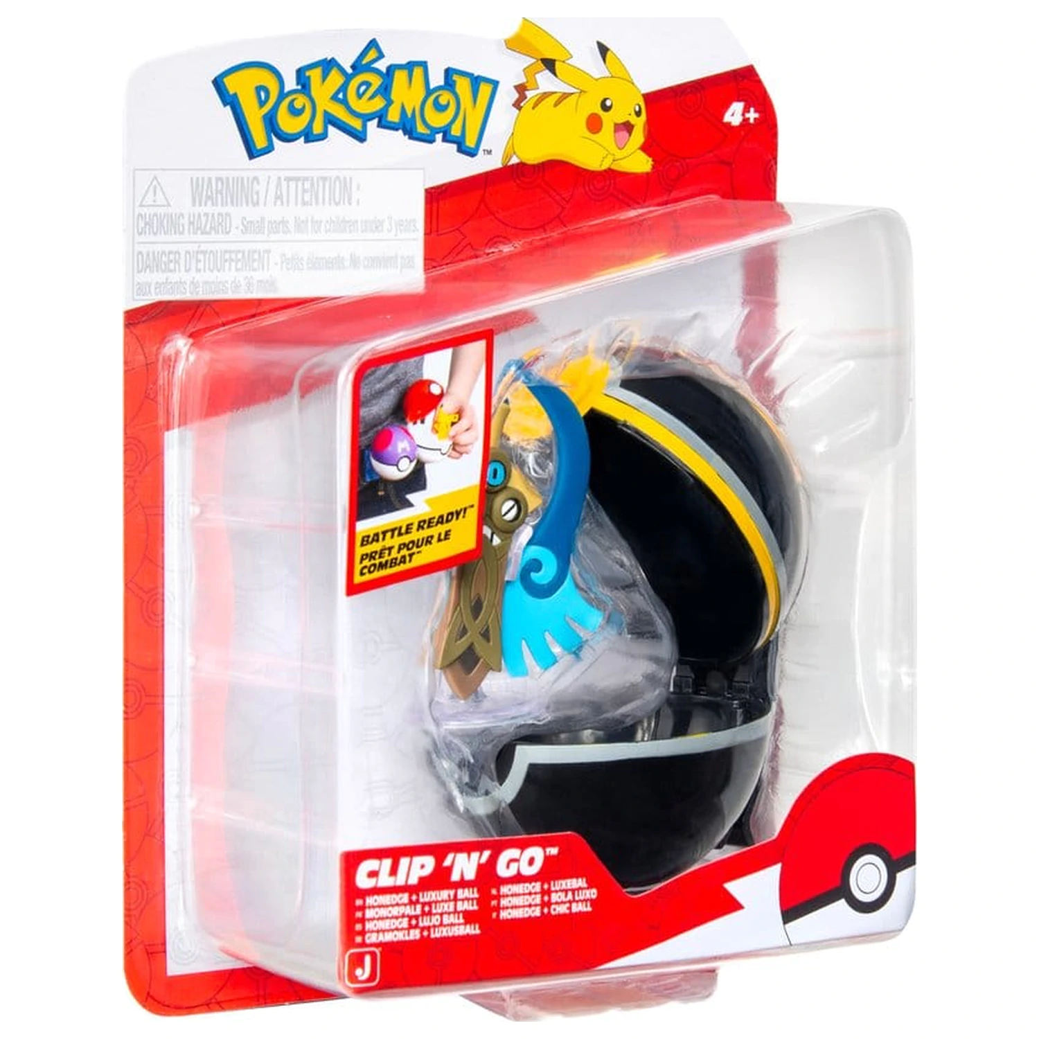 Pokémon Clip 'n' Go figurica vala 22 Honedge i Luxury Ball fotografija proizvoda