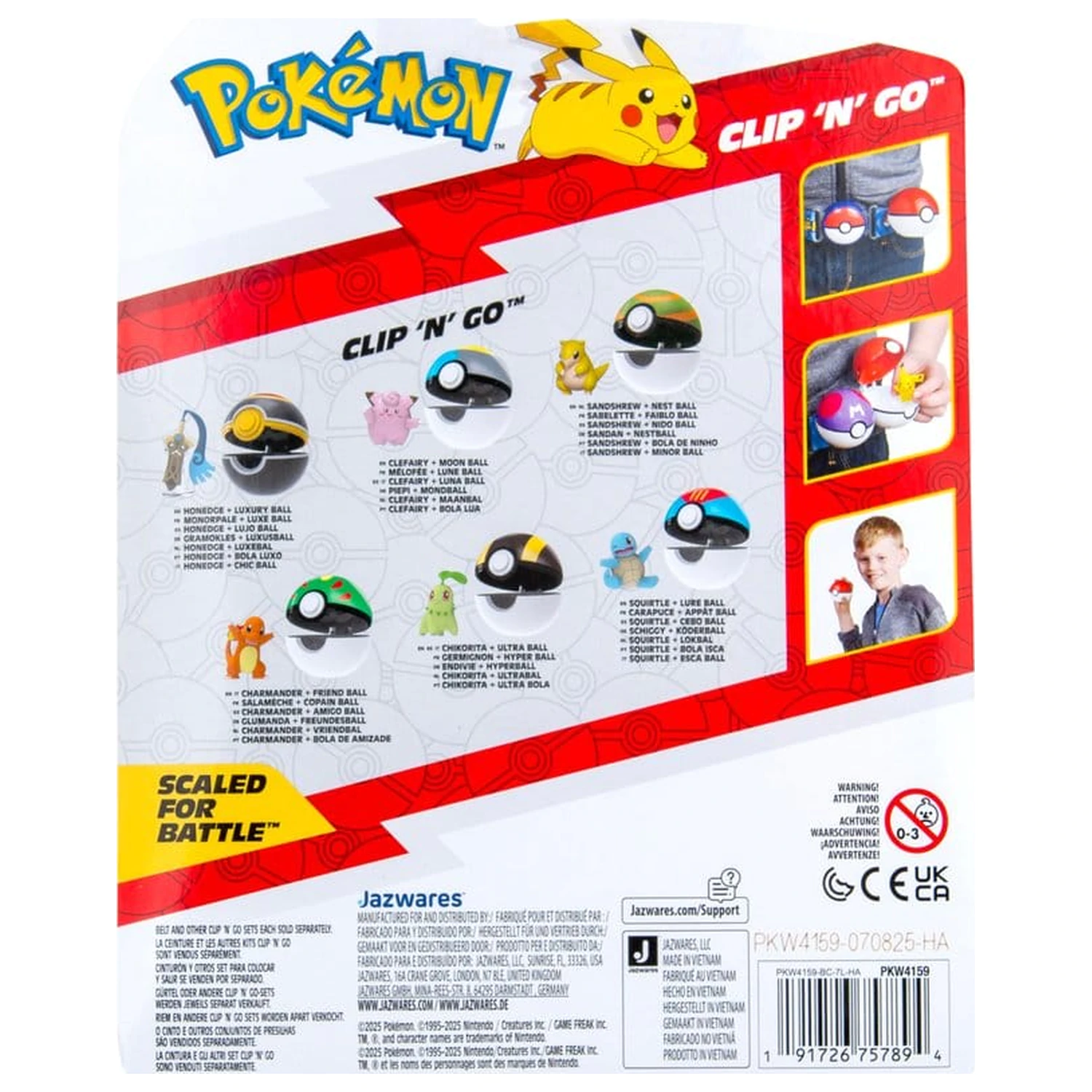 Pokémon Clip 'n' Go figurica vala 22 Honedge i Luxury Ball fotografija proizvoda