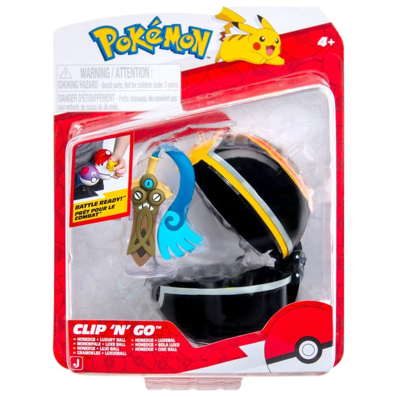 Pokémon Clip 'n' Go figurica vala 22 Honedge i Luxury Ball fotografija proizvoda