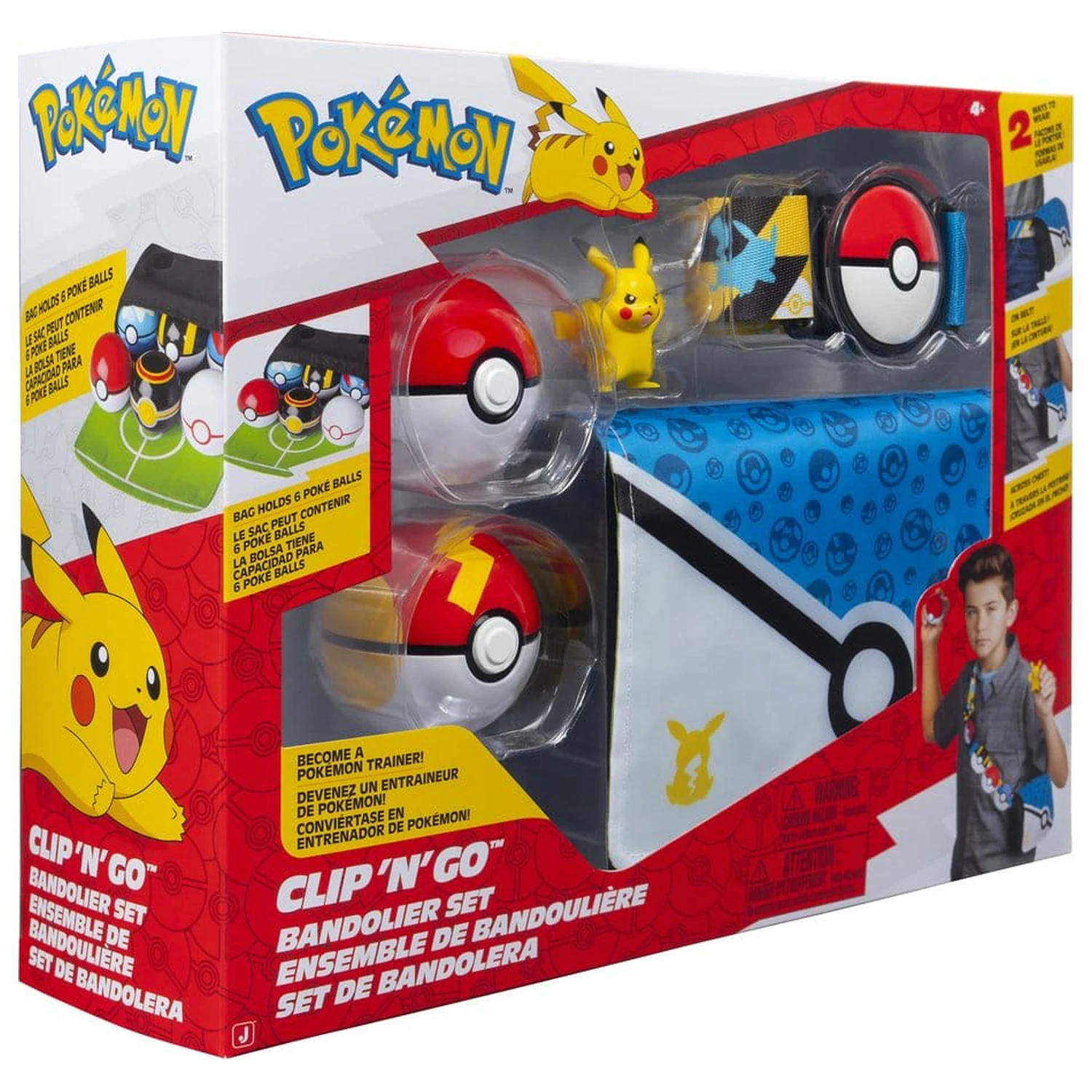 Pokémon Clip 'n' Go Bandolier Set Pikachu fotografija proizvoda