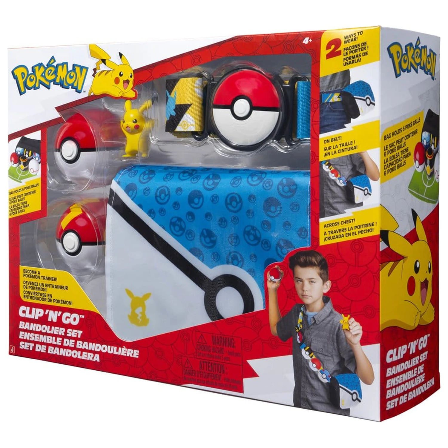 Pokémon Clip 'n' Go Bandolier Set Pikachu fotografija proizvoda