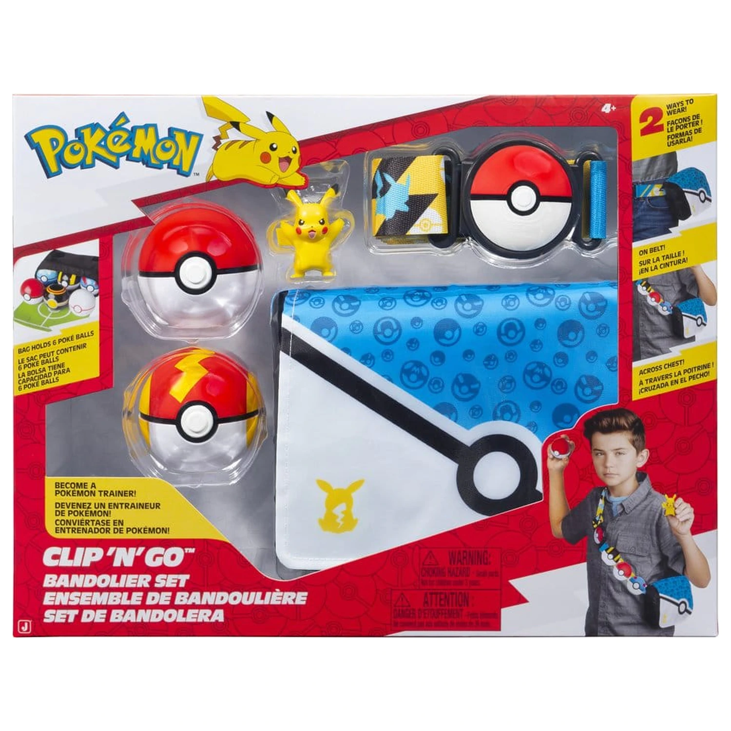 Pokémon Clip 'n' Go Bandolier Set Pikachu fotografija proizvoda
