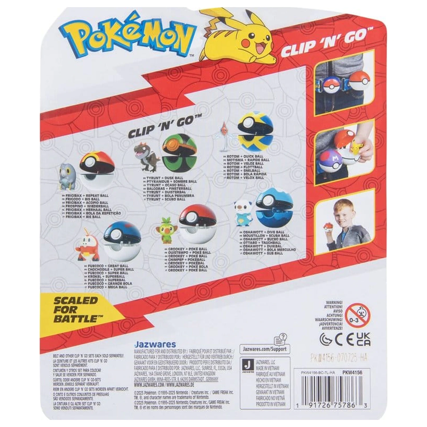 Pokémon Clip 'n' Go Fuecoco & Great Ball fotografija proizvoda