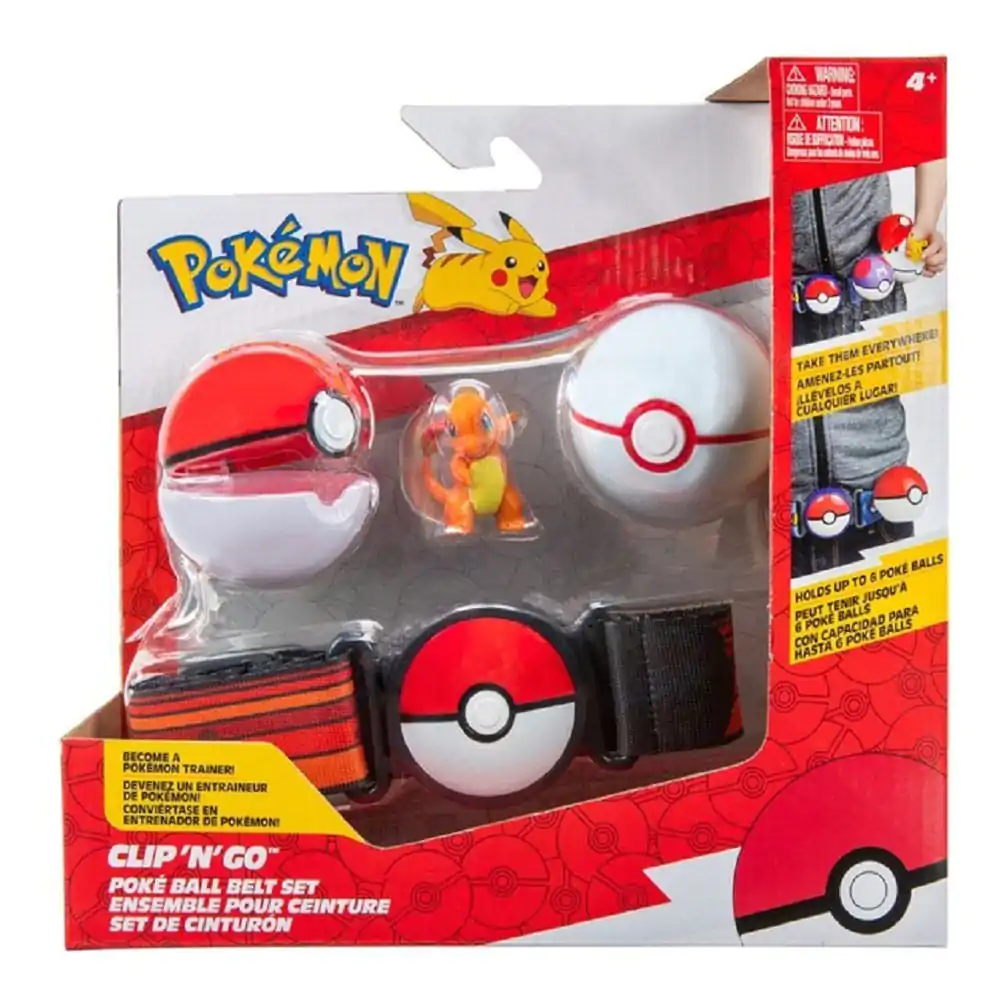 Pokémon Clip'n'Go Set remena Poké lopte, Luxury lopta & Charmander fotografija proizvoda