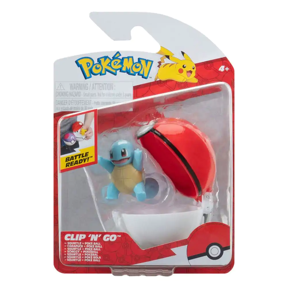 Pokémon Clip'n'Go Poké loptice Squirtle #3 & Poké lopta fotografija proizvoda