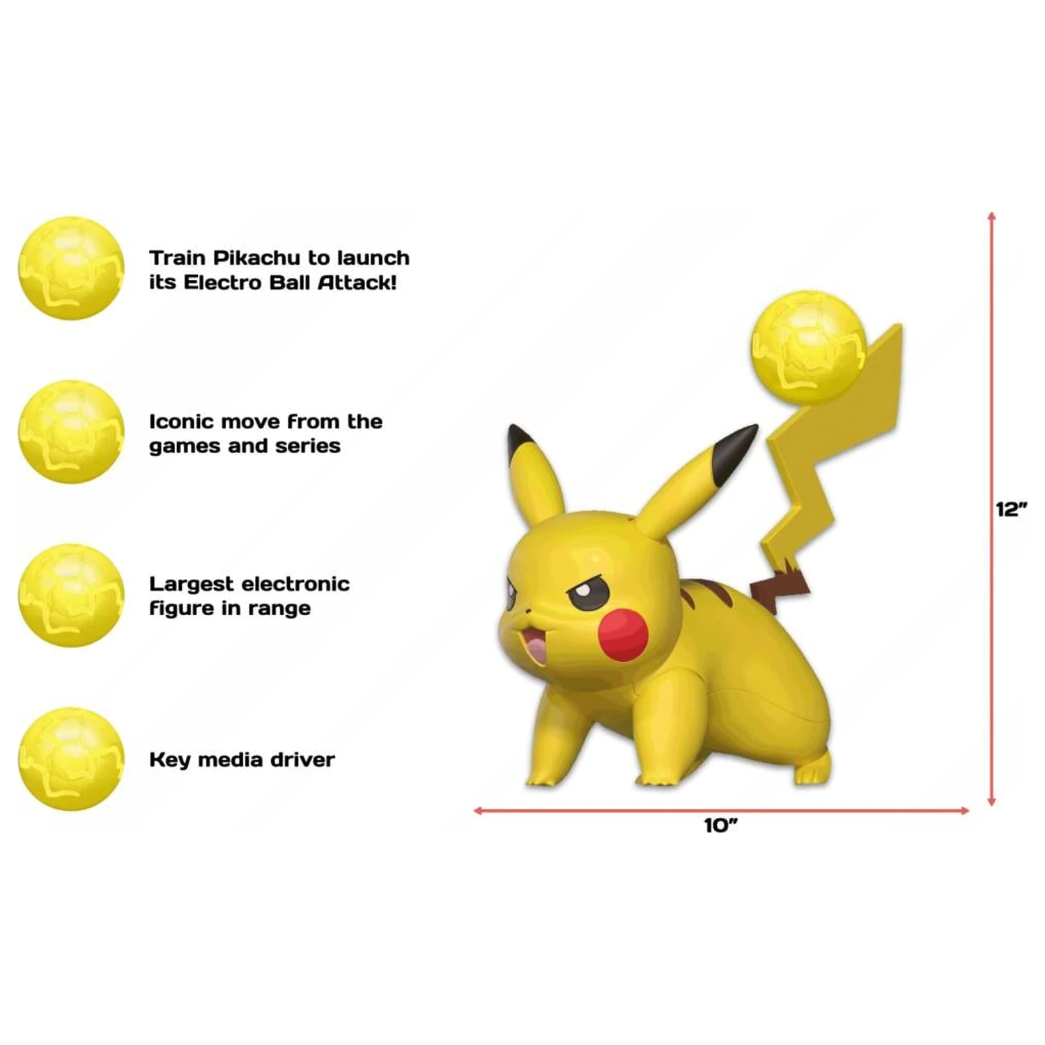 Pokémon Deluxe akcijska figura (Electro Ball Pikachu) fotografija proizvoda