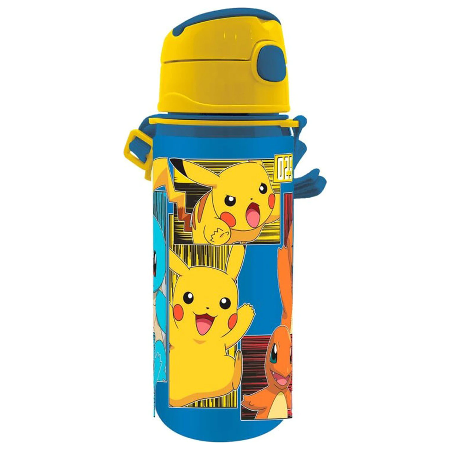 Pokémon električna aluminijska boca sa slamkom i vješalicom 600 ml fotografija proizvoda