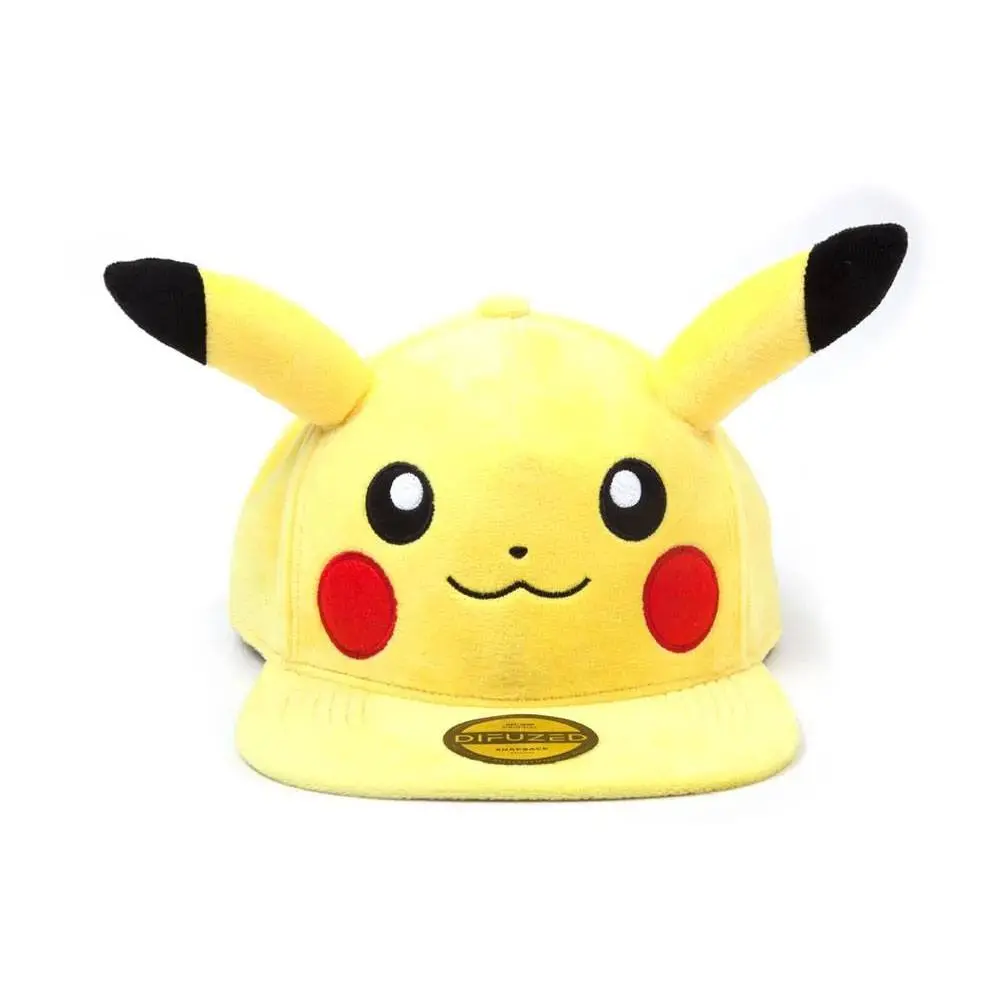 Pokémon Pliš Kapa Snapback Posramljeni Pikachu fotografija proizvoda