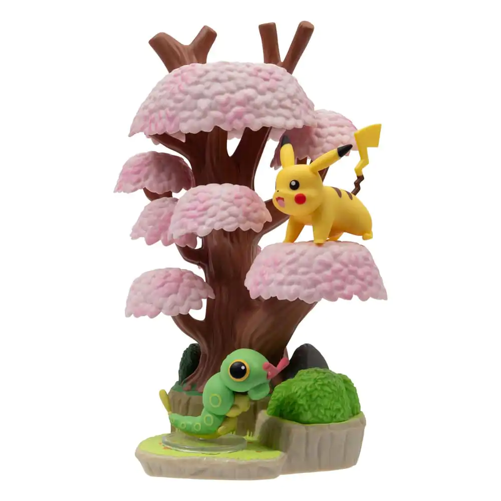 Pokémon Set okoliša Proljetna šuma & Caterpie & Pikachu fotografija proizvoda