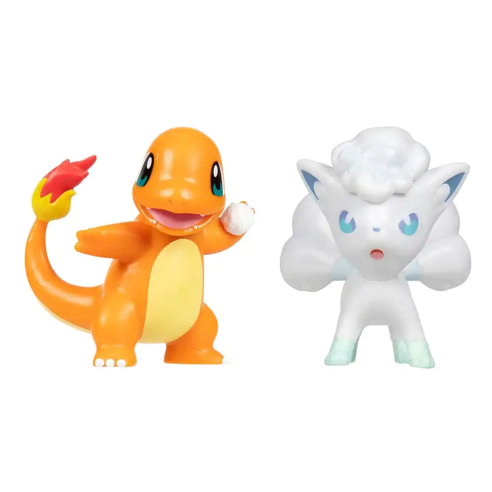 Pokémon First Partner Battle Figurica Set 2-Pack Blagdanski Charmander #2 & Alolan Vulpix fotografija proizvoda