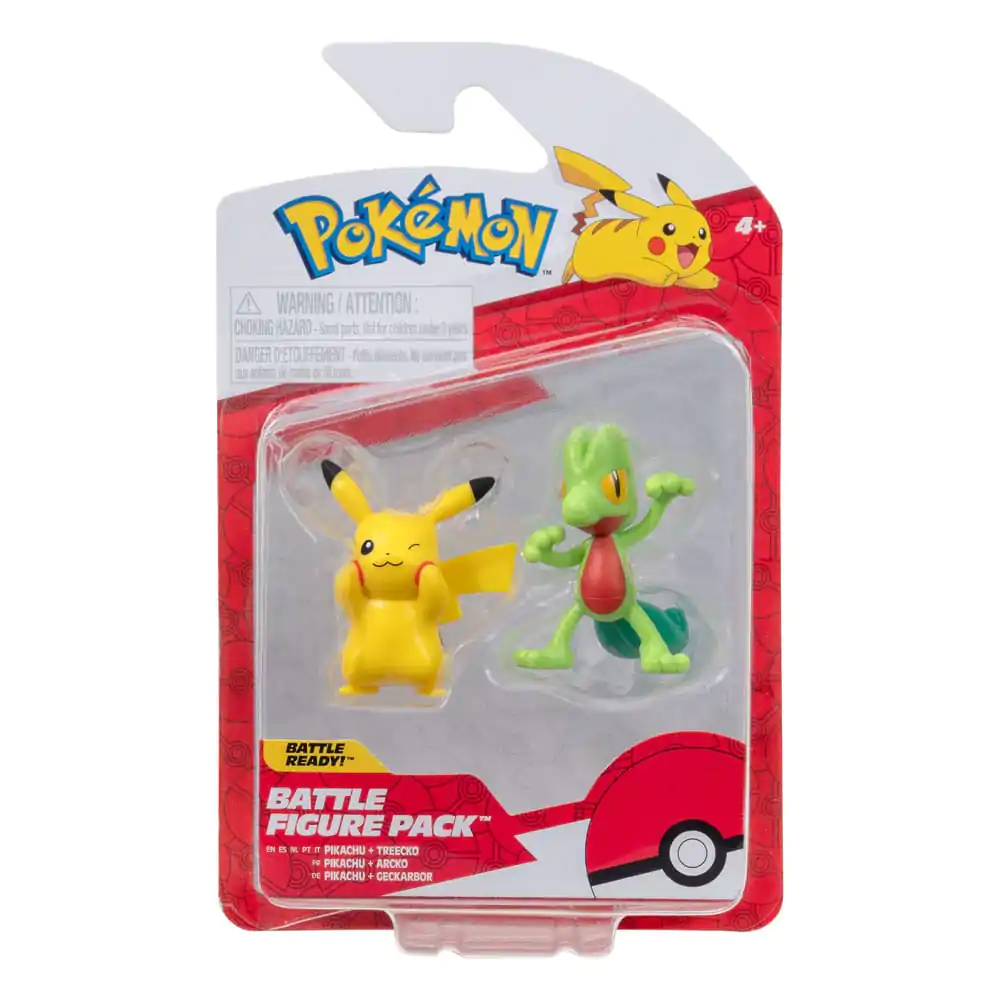 Pokémon First Partner Battle akcijska figura Set figura 2-Pack Treecko & Pikachu #8 fotografija proizvoda