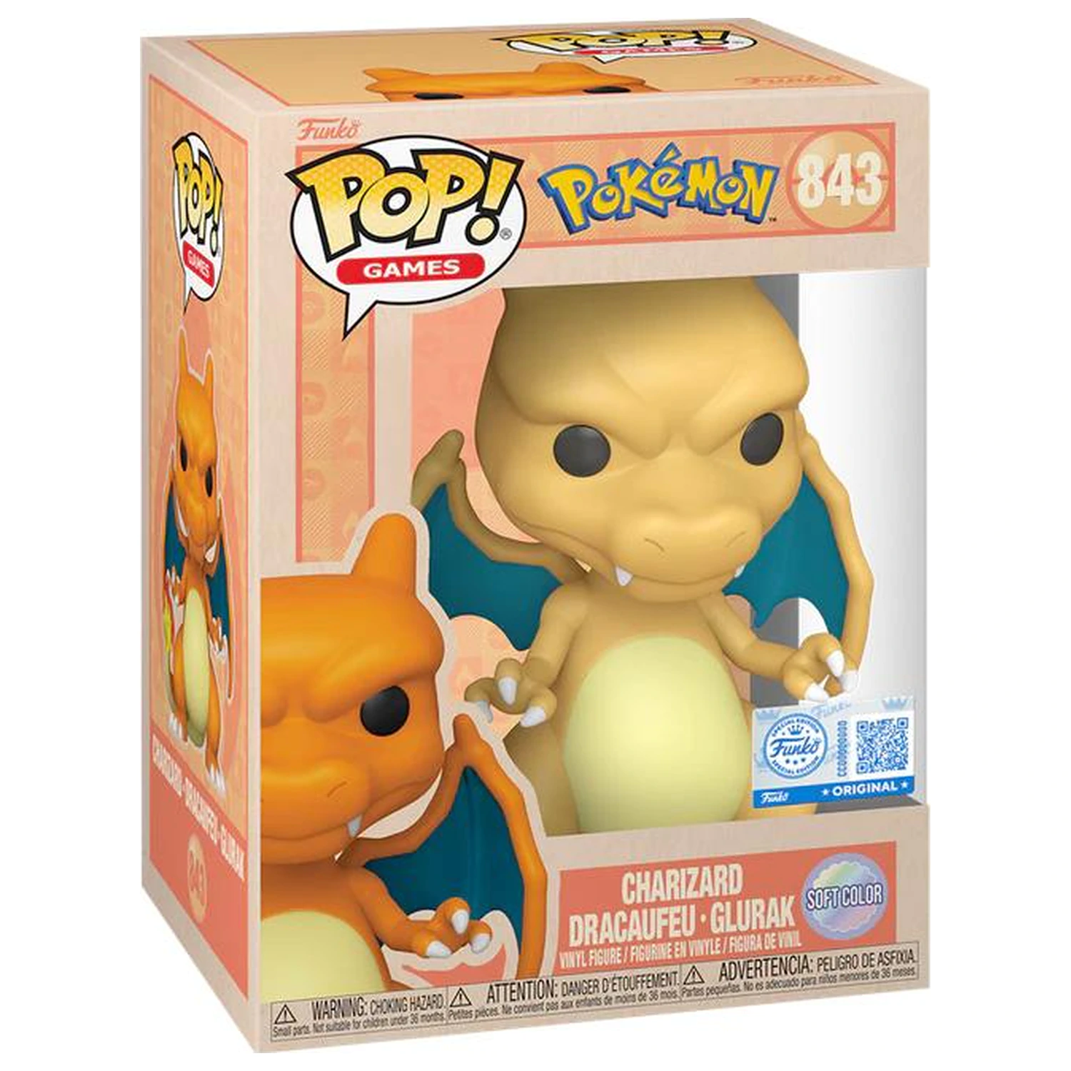 Pokémon Funko POP! figura Charizard (mekana boja) fotografija proizvoda