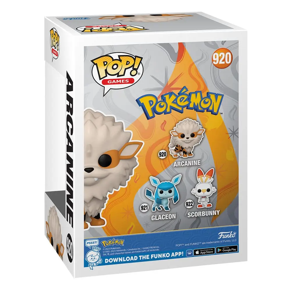 Pokemon POP! Games Vinyl Figura Arcanine (EMEA) 9 cm fotografija proizvoda