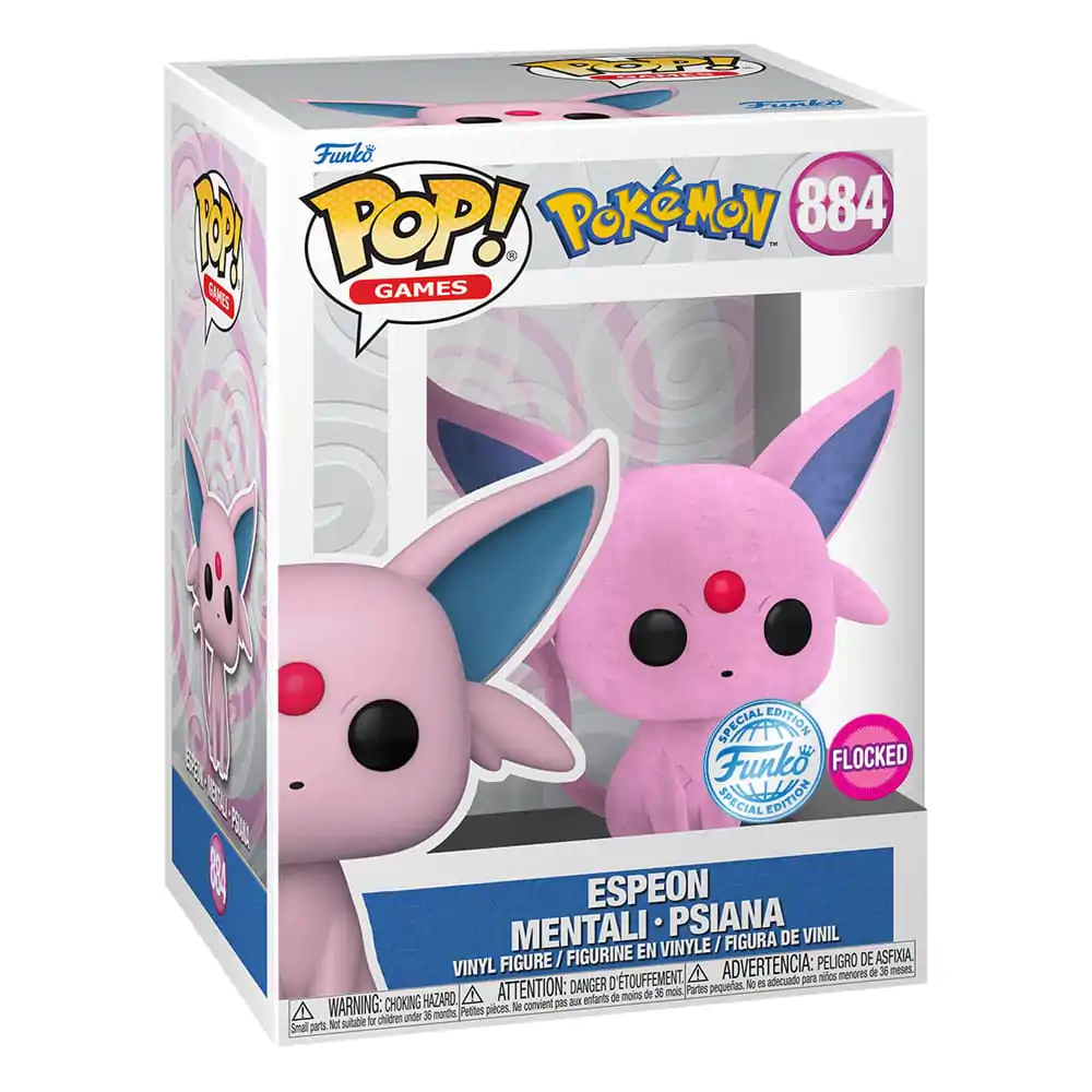 Pokemon Funko POP! Games Vinyl Figura Flocked Espeon 9 cm fotografija proizvoda