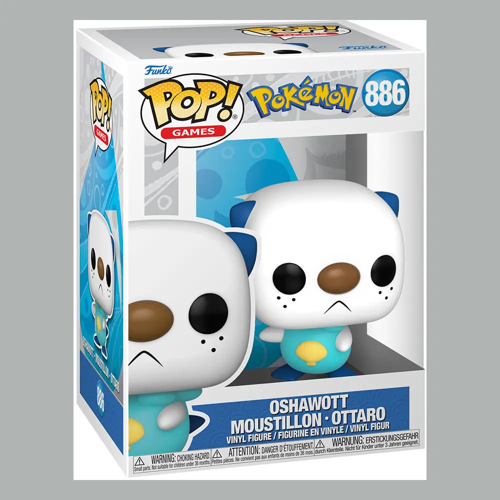 Pokemon POP! Games Vinyl Figura Oshawott (EMEA) 9 cm fotografija proizvoda