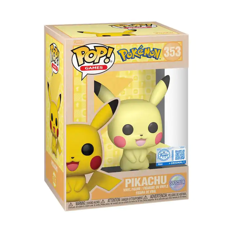 Pokémon Funko POP! Games Vinilna figura Pikachu (SftClr) 9 cm fotografija proizvoda
