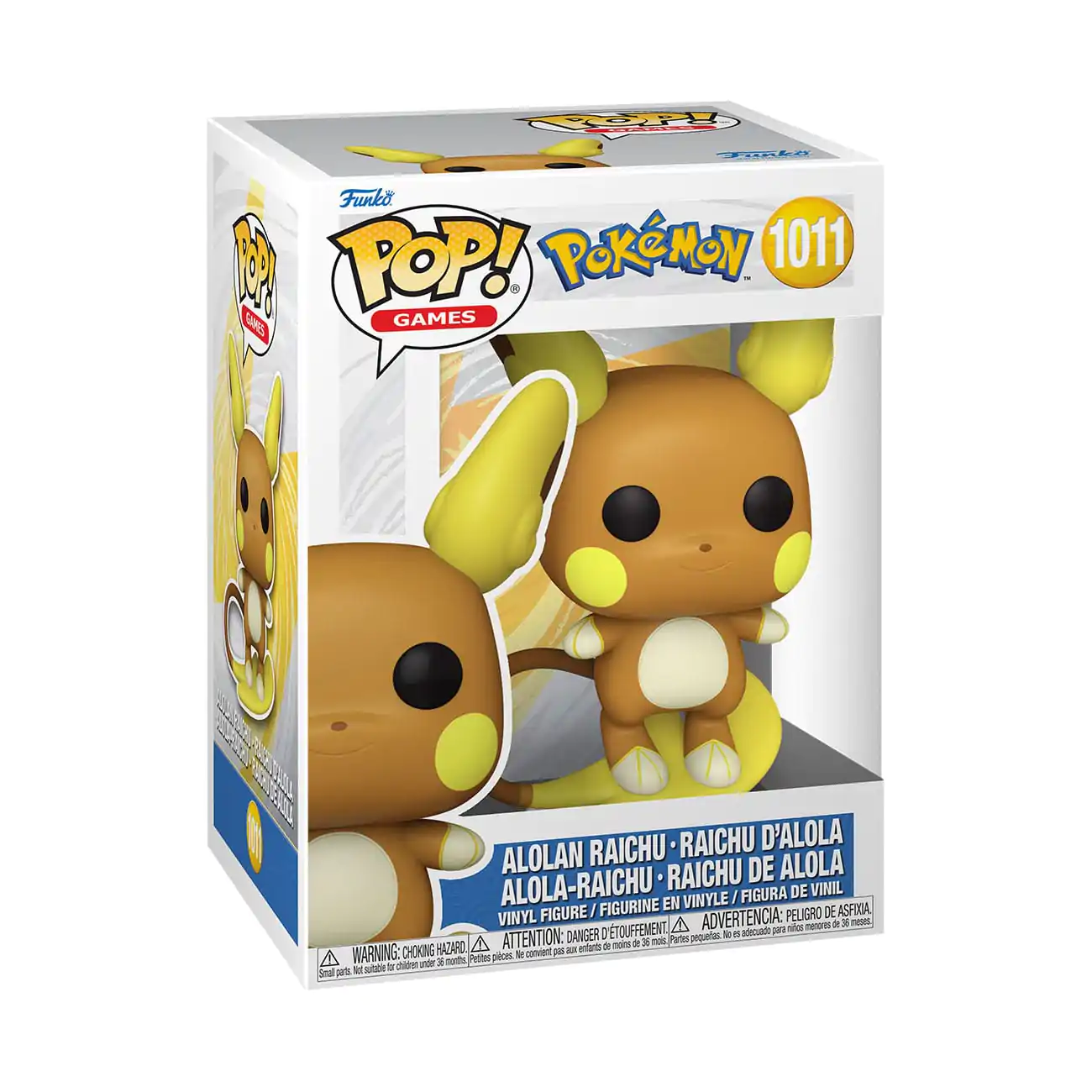 Pokemon Funko POP! Games Vinilna Figura Raichu(Alolan)(EMEA) 9 cm fotografija proizvoda