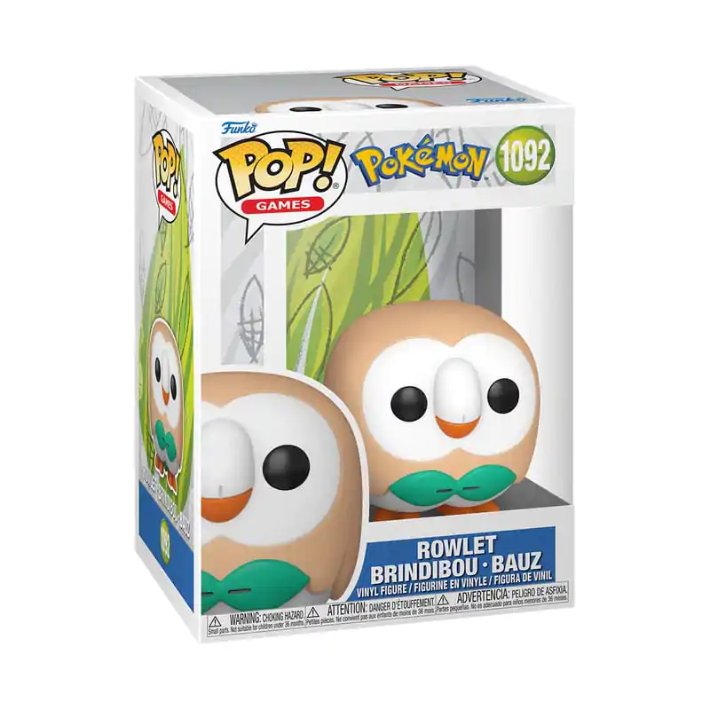 Pokemon Funko POP! Games Vinilna figura Rowlet 9 cm fotografija proizvoda