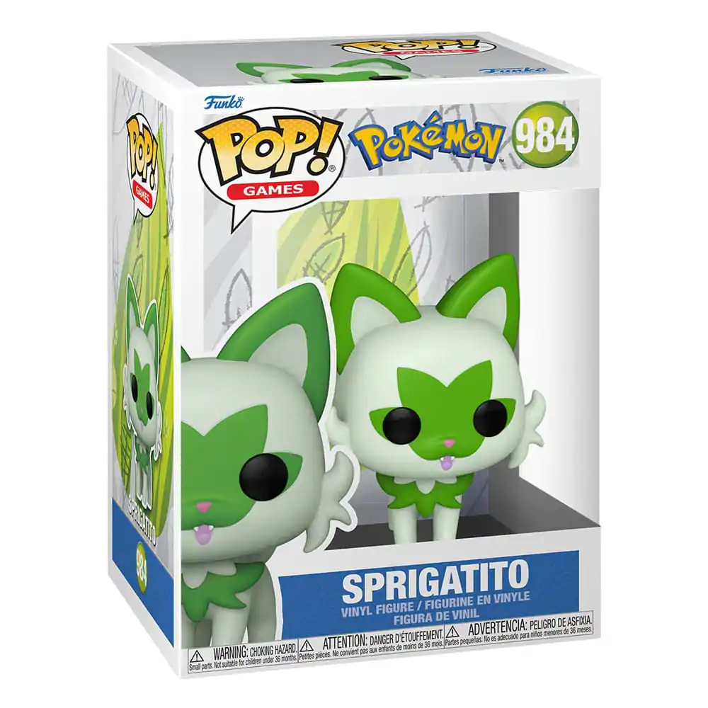 Pokemon Funko POP! Games Vinil Figura Sprigatito(EMEA) 9 cm fotografija proizvoda