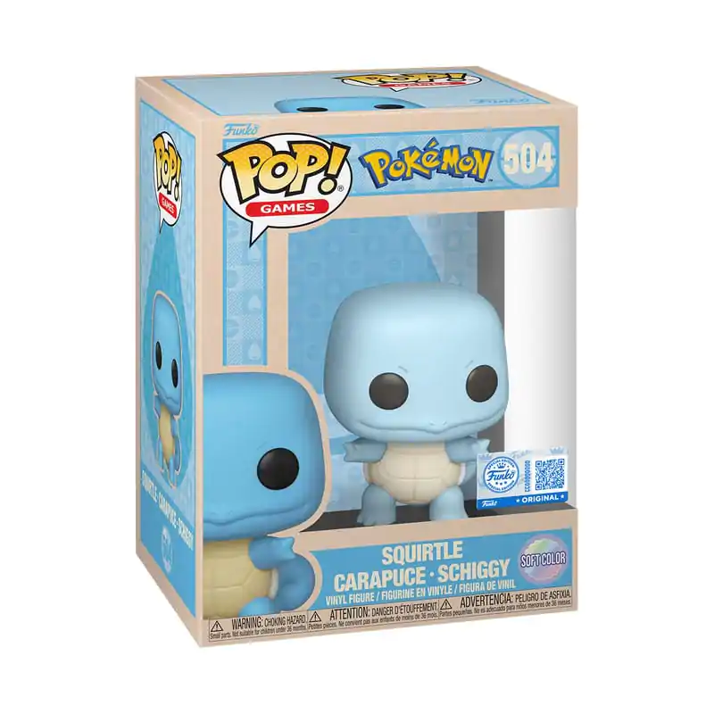 Pokemon Funko POP! Games Vinyl Figura Squirtle (SftClr) 9 cm fotografija proizvoda