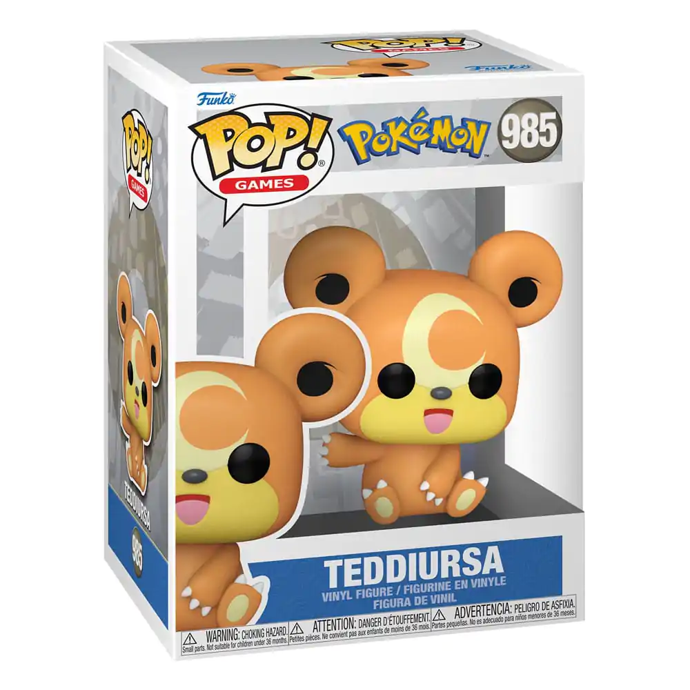 Pokemon Funko POP! Games Vinilna Figura Teddiursa(EMEA) 9 cm fotografija proizvoda