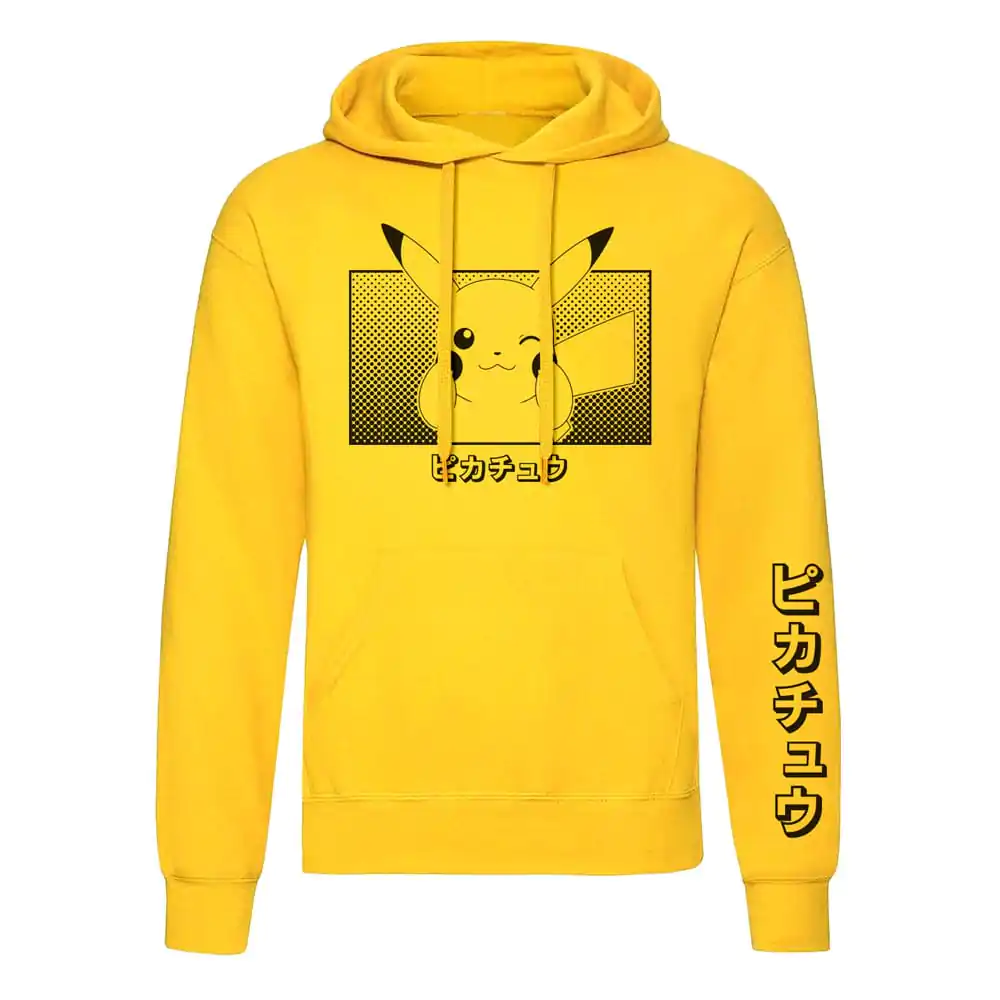 Pokemon Hoodie Džemper Pikachu Katakana fotografija proizvoda