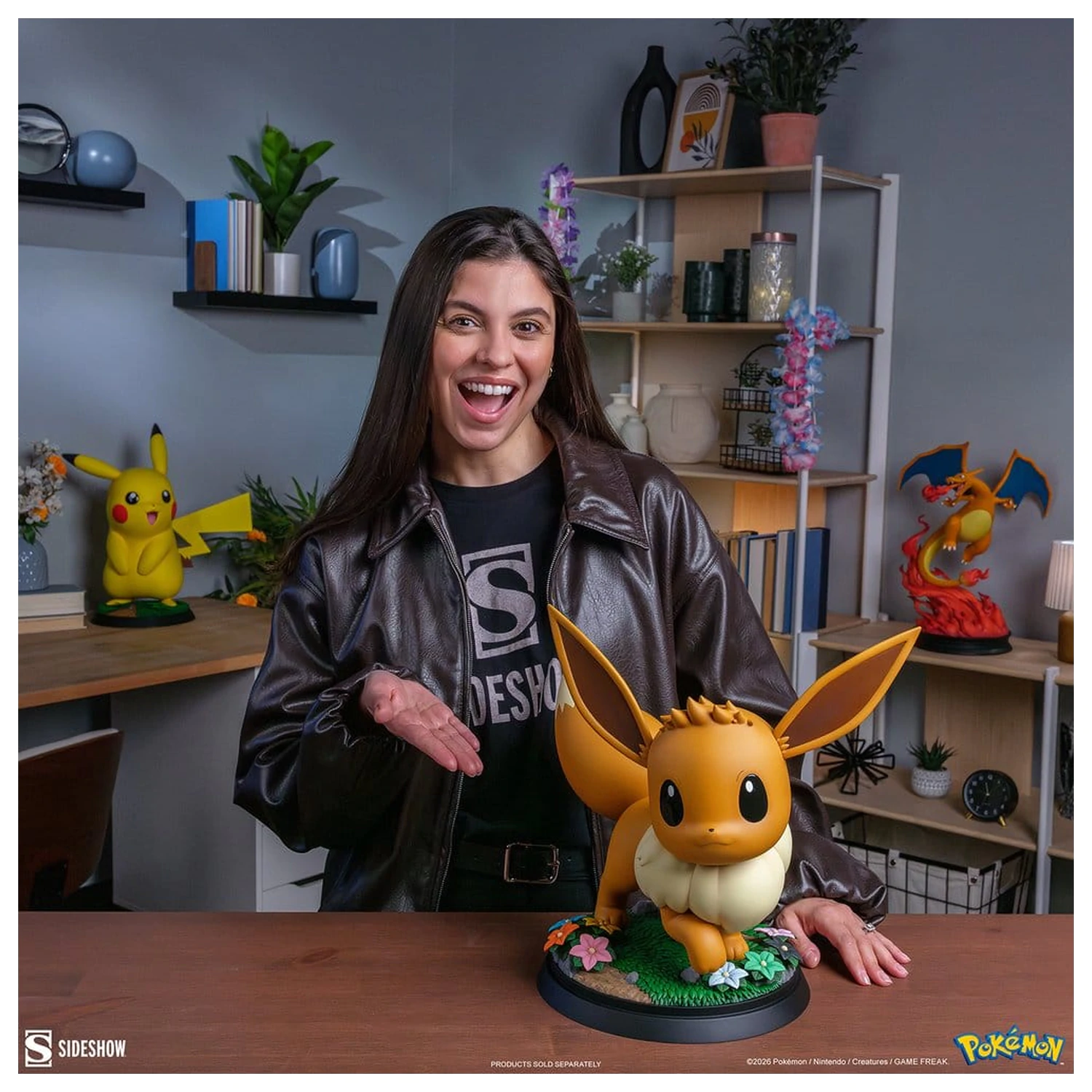 Pokémon figura Eevee u prirodnoj veličini 34 cm fotografija proizvoda