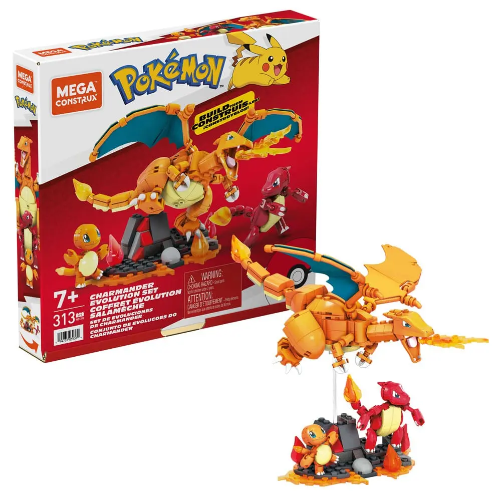 Pokémon Mega Construx set za građenje Charmander Evolution Set fotografija proizvoda