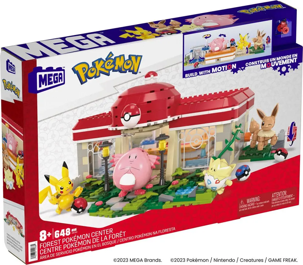 Pokémon Mega Construx set za građenje Šumski Pokémon centar fotografija proizvoda