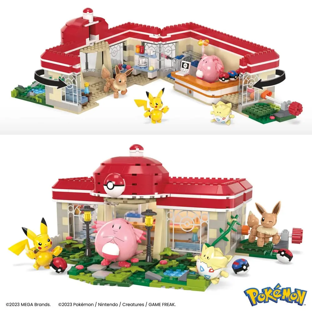 Pokémon Mega Construx set za građenje Šumski Pokémon centar fotografija proizvoda