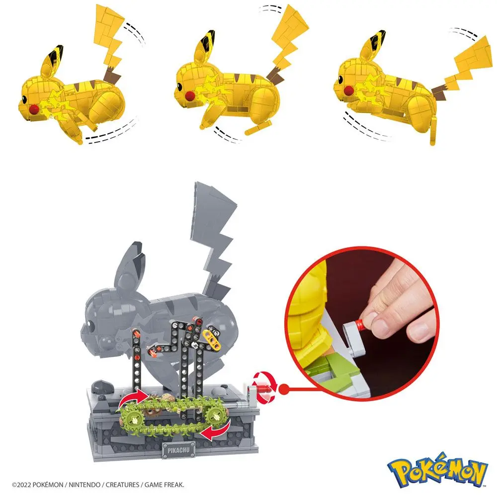 Pokémon Mega Construx Construction Set Pokretni Pikachu set za gradnju fotografija proizvoda