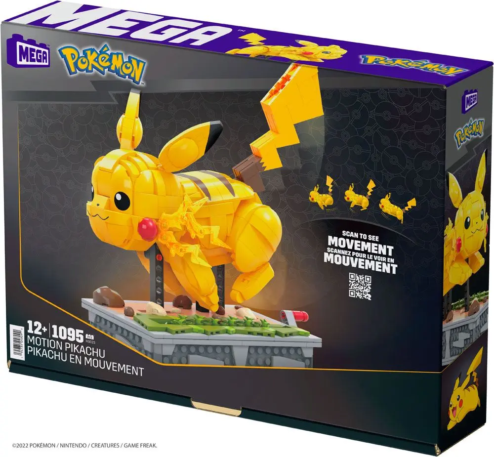 Pokémon Mega Construx Construction Set Pokretni Pikachu set za gradnju fotografija proizvoda