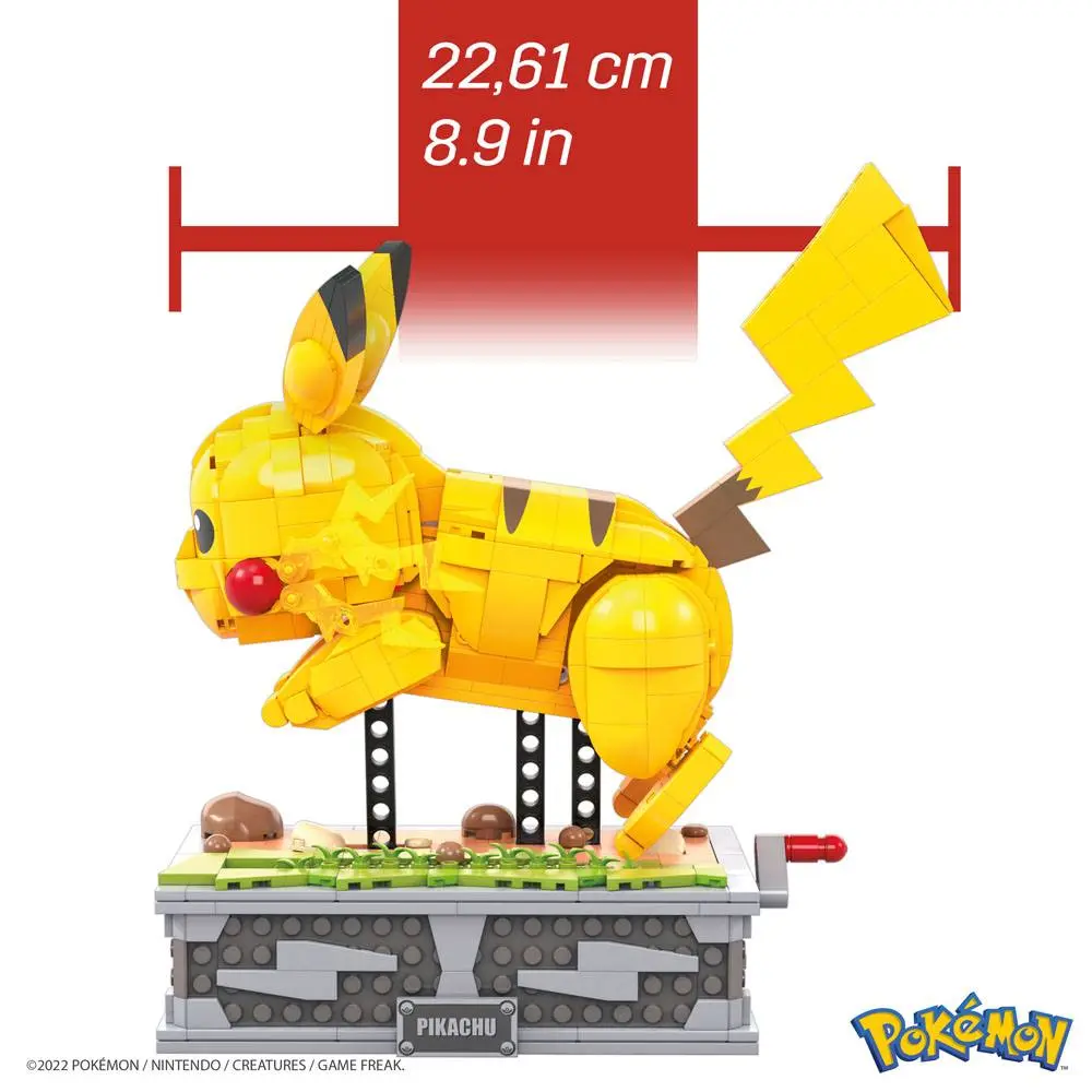 Pokémon Mega Construx Construction Set Pokretni Pikachu set za gradnju fotografija proizvoda