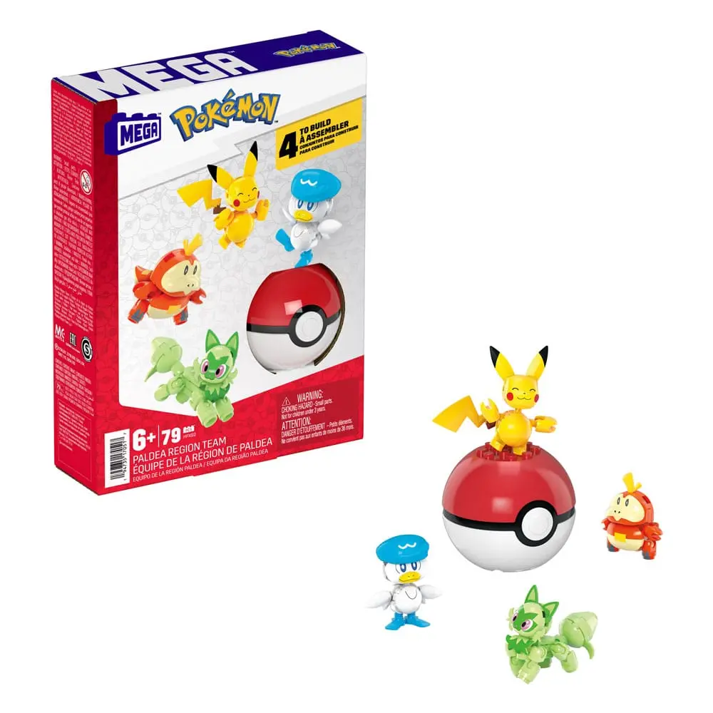 Pokémon Mega Construx Set za gradnju Regija Paldea Tim fotografija proizvoda