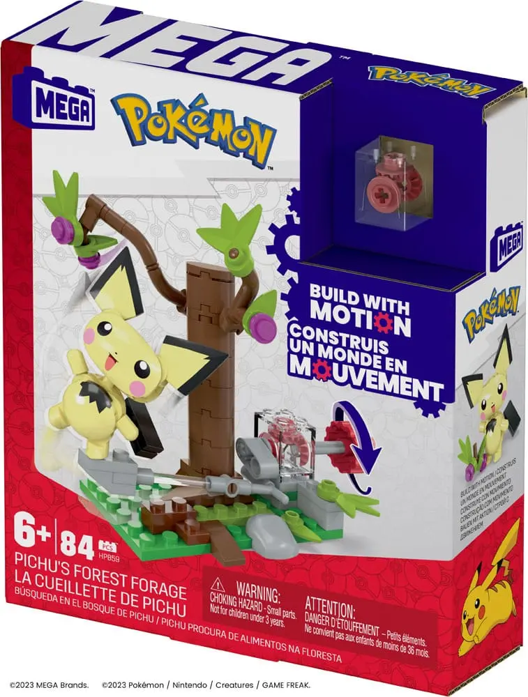 Pokémon Mega Construx Construction Set Pichu's Forest Forage - Set za gradnju fotografija proizvoda