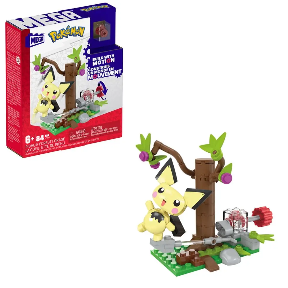 Pokémon Mega Construx Construction Set Pichu's Forest Forage - Set za gradnju fotografija proizvoda